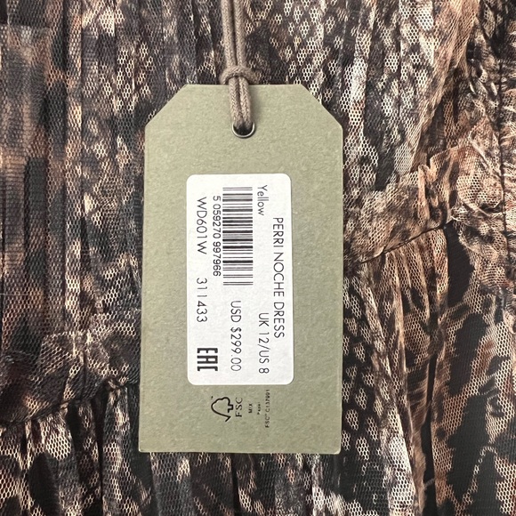 NWT Spring Animal Print Dress - Picture 8 of 8